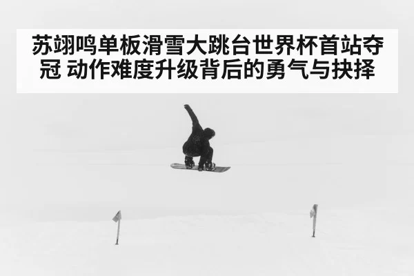 苏翊鸣单板滑雪大跳台世界杯首站夺冠 动作难度升级背后的勇气与抉择